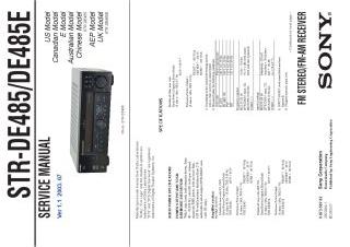 Sony-STR DE485E-2003.Radio preview